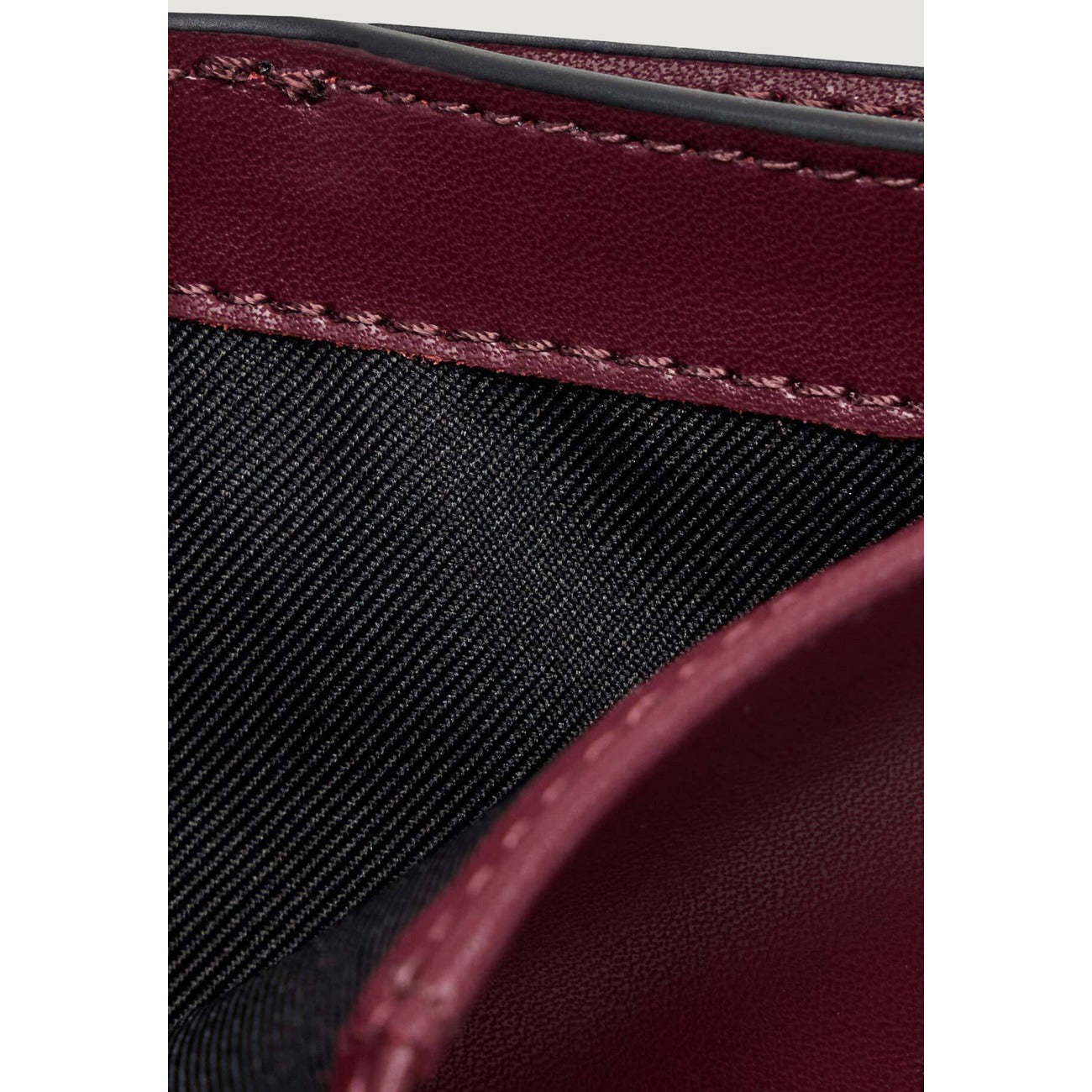 Portefeuille Pinko Femme en Cuir – Bordeaux et Blanc
