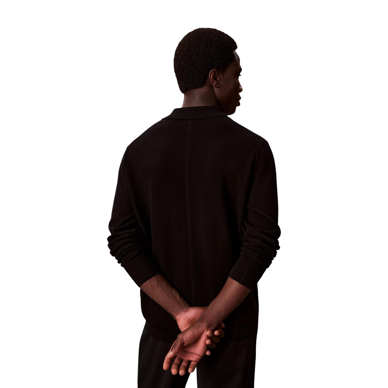 Pull Calvin Klein Homme en Laine – Noir