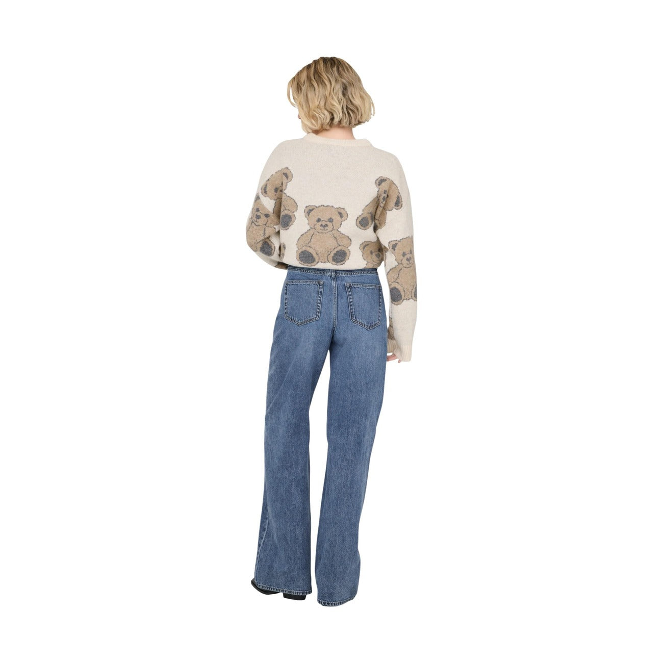 Jean femme Only en coton – Bleu