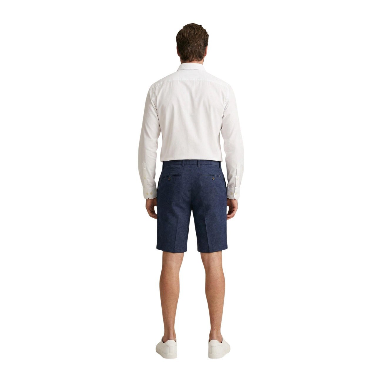 Men's Borghese Linen Shorts – Blue