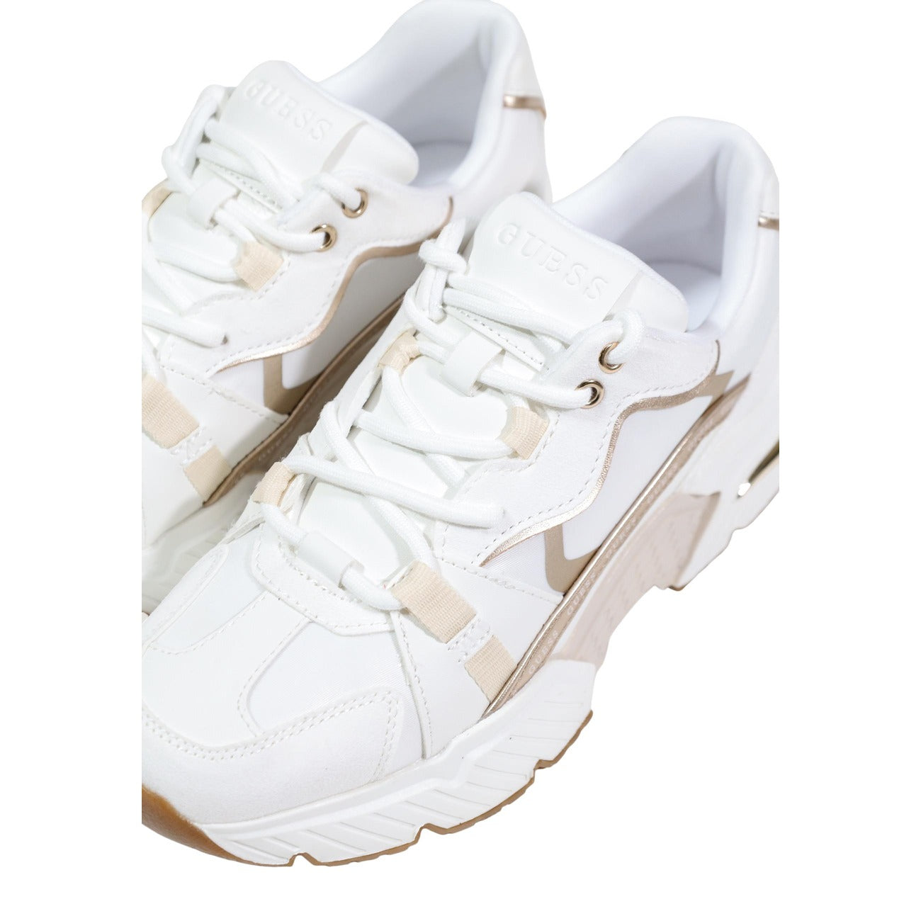Women's Guess Lace-Up Trainers – White