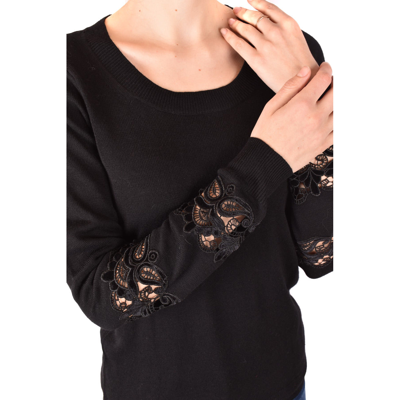 Pull femme Michael Kors mélange cachemire – Noir