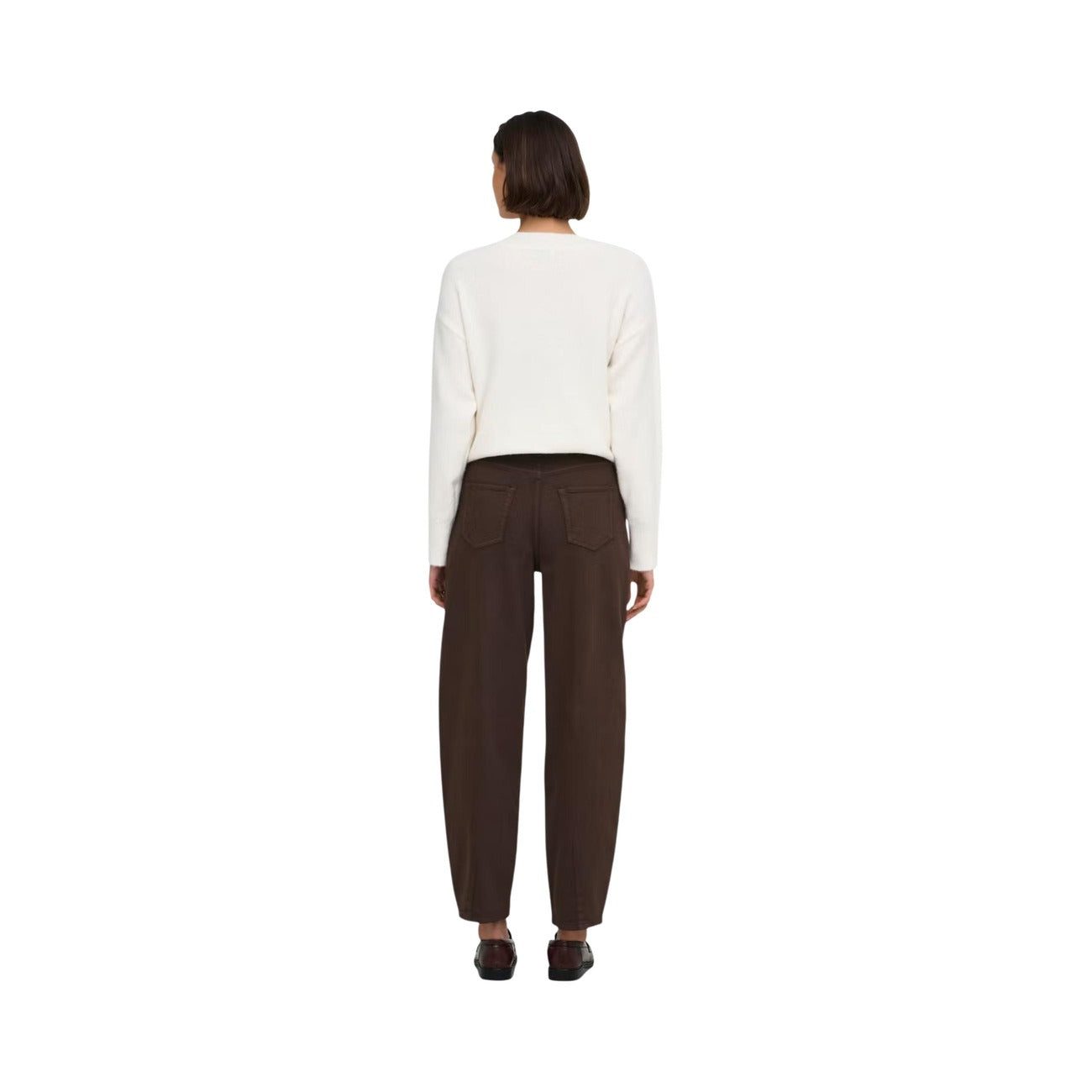 Women's brown jeans Jacqueline de Yong