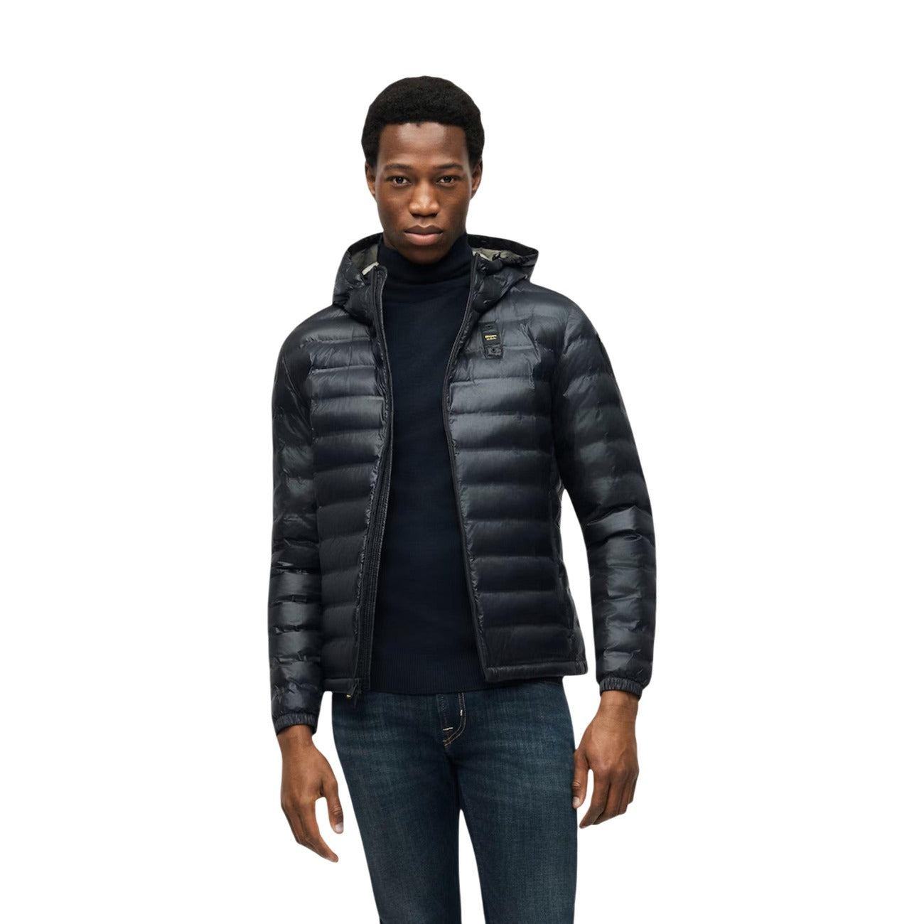 Veste à Capuche Blauer Charles Homme – Noir