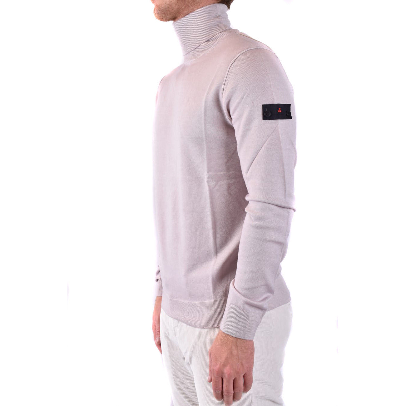 Men's Peuterey Wool Mock Neck Sweater - Beige