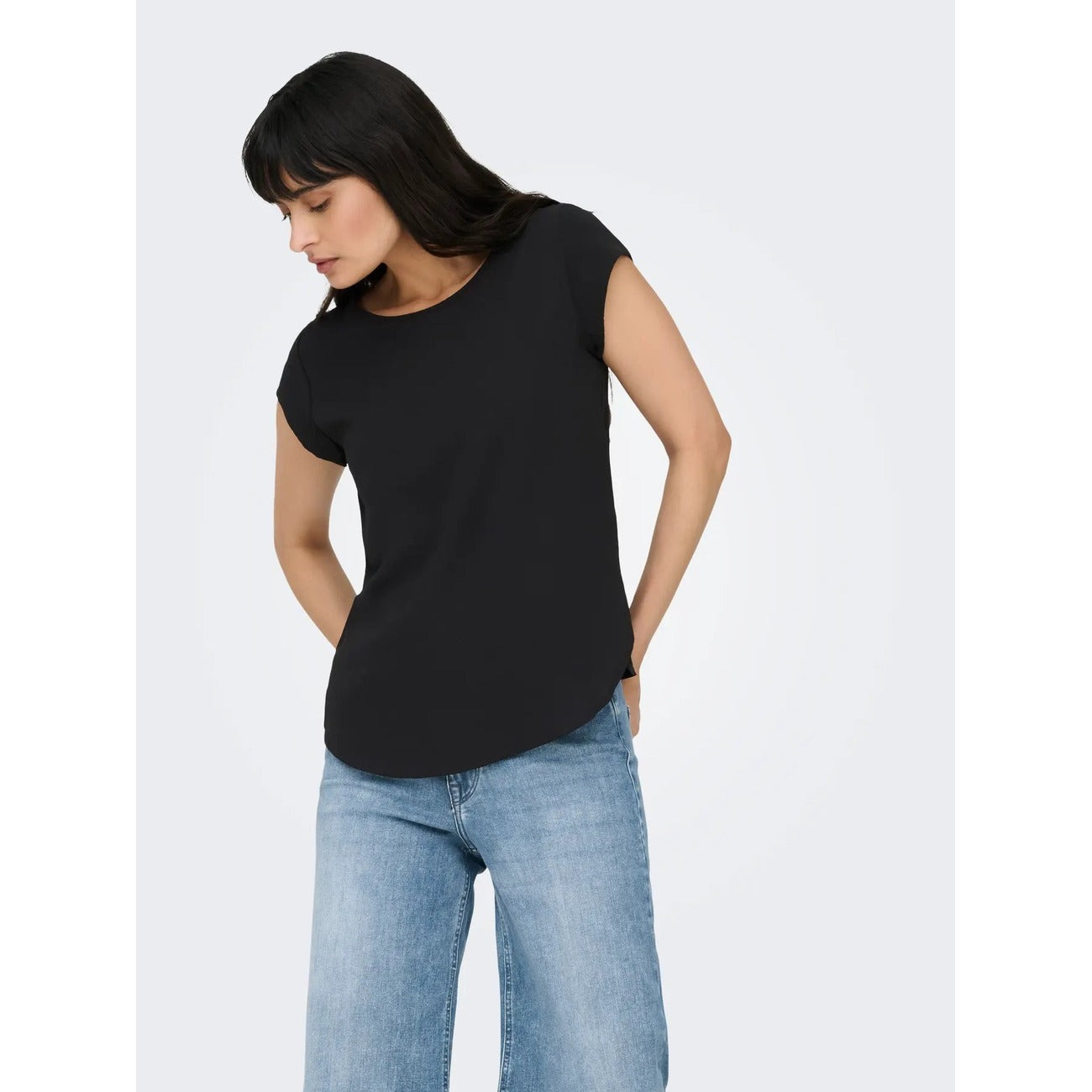 Blouse Only Femme – Noir/Blanc/Vert