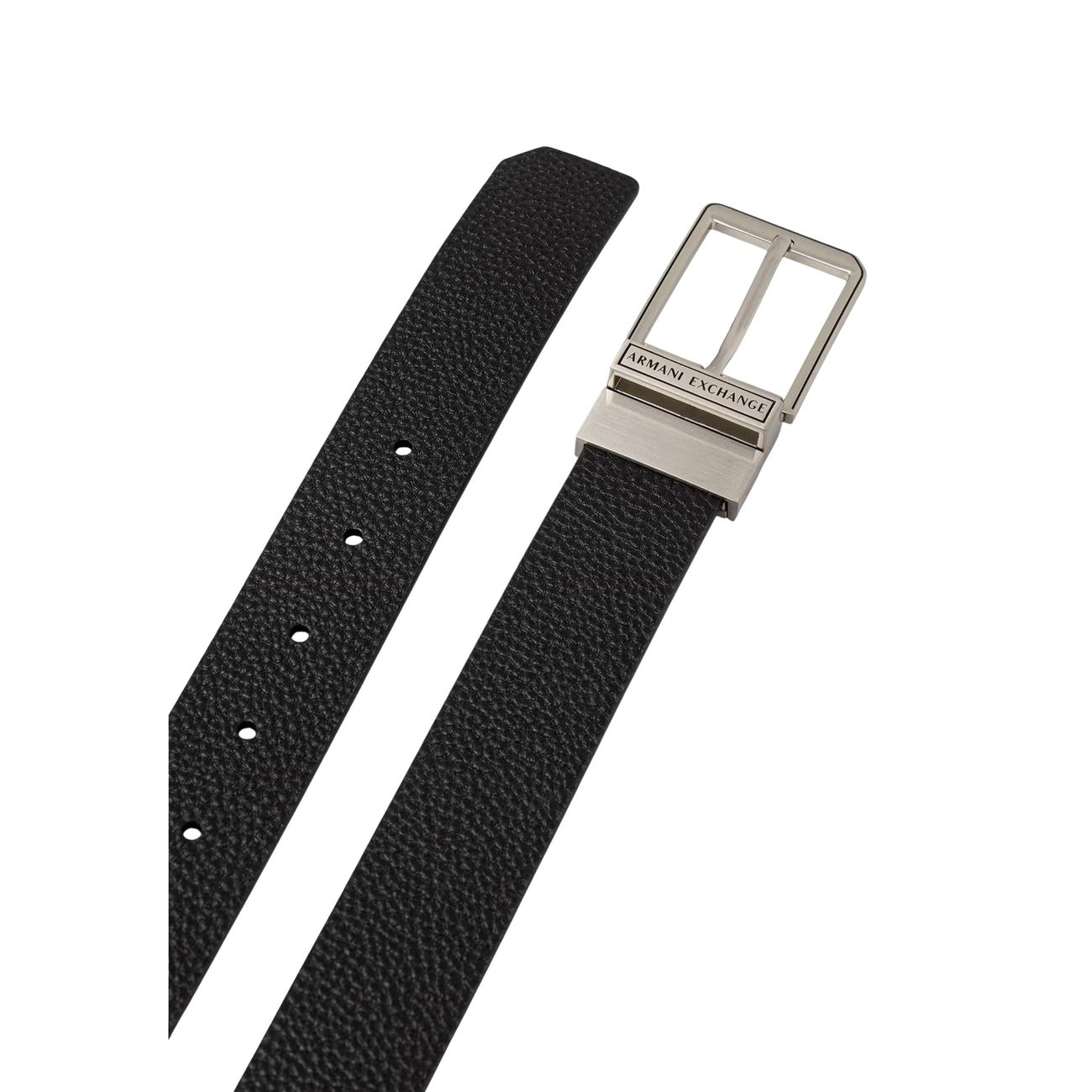 Ceinture Armani Exchange Homme en Cuir – Noir