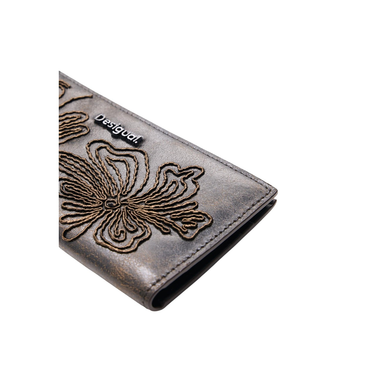 Portefeuille Desigual Femme Floral – Marron
