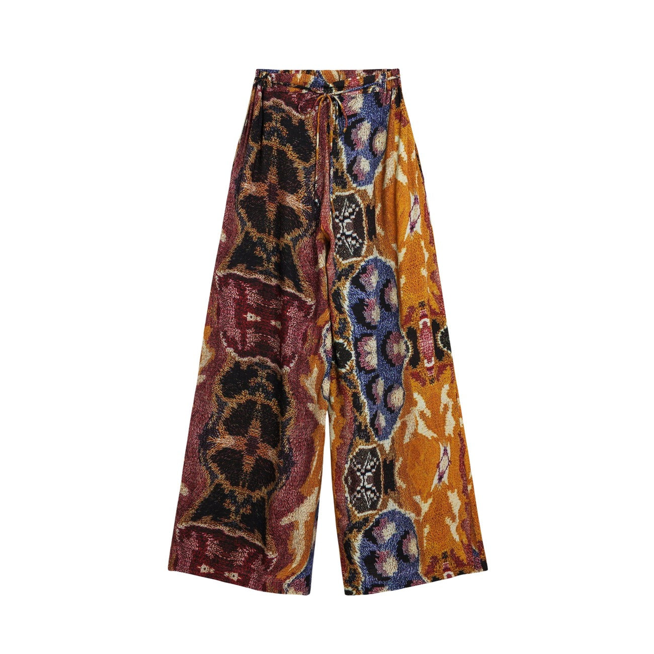 Pantalon femme Desigual avec ceinture – Moutarde