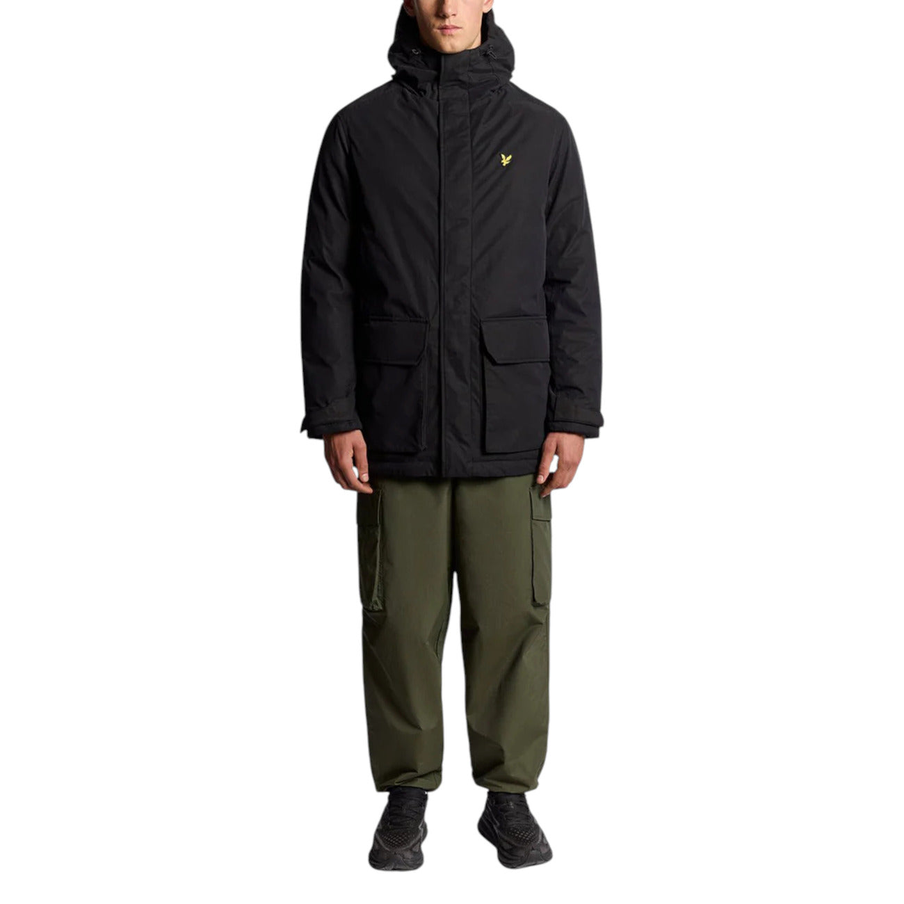 Parka Lyle & Scott Homme à Capuche – Noir