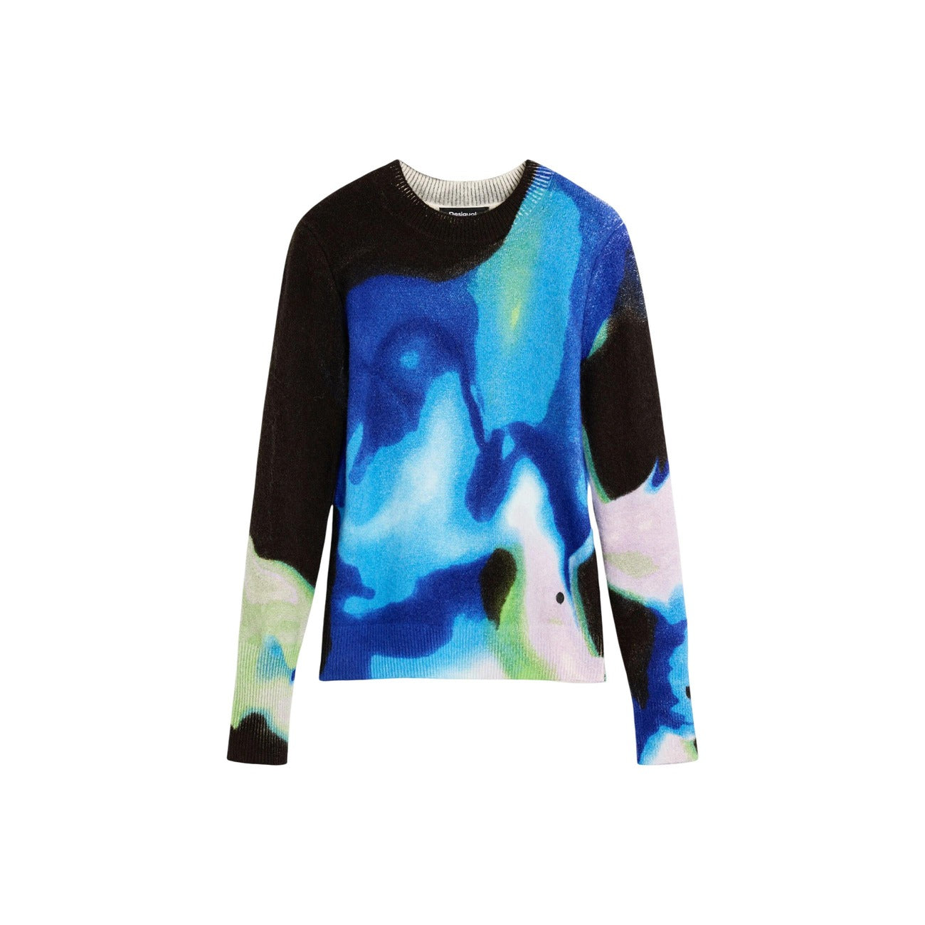 Pull imprimé femme Desigual – Bleu
