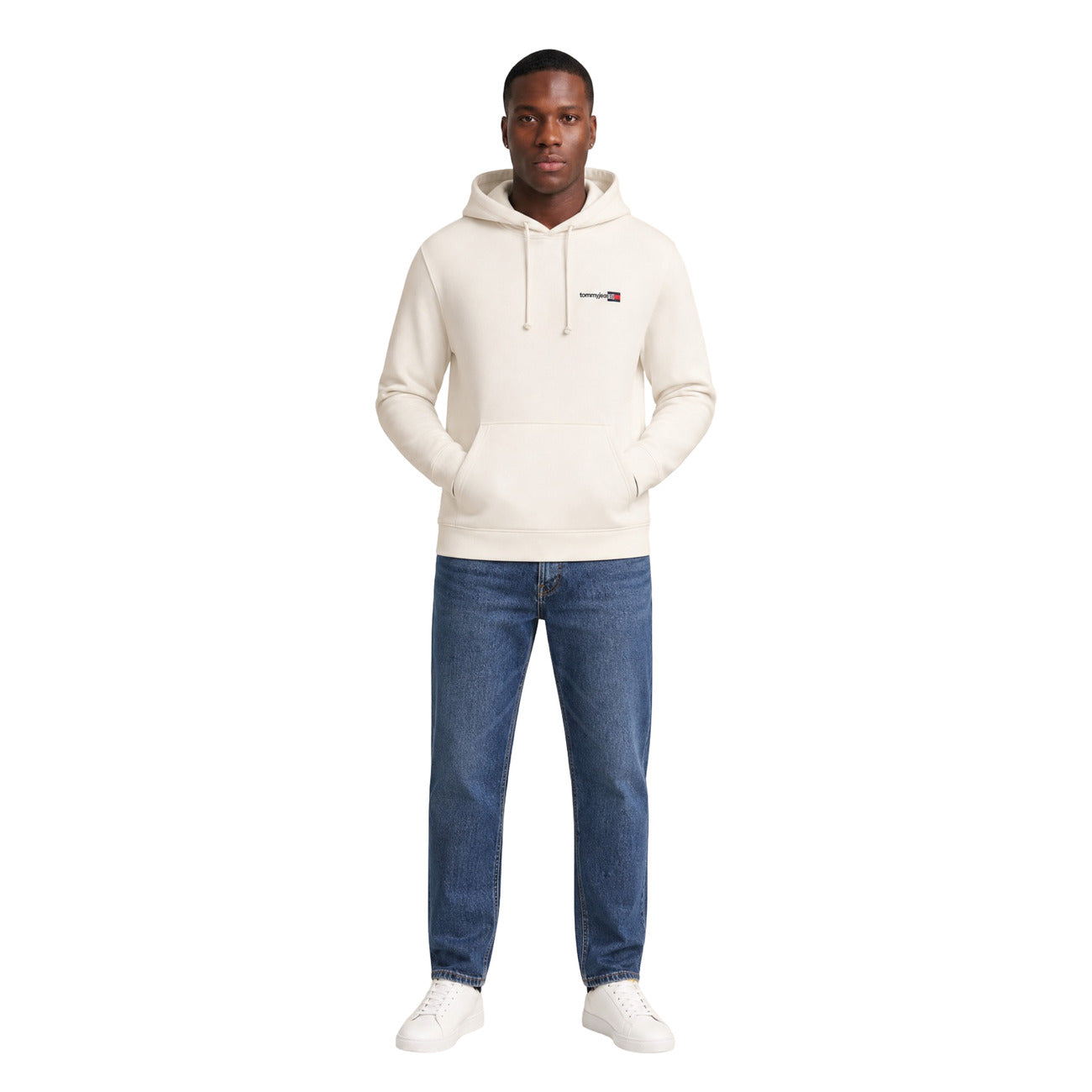 Sweatshirt Tommy Hilfiger Jeans Homme blanc