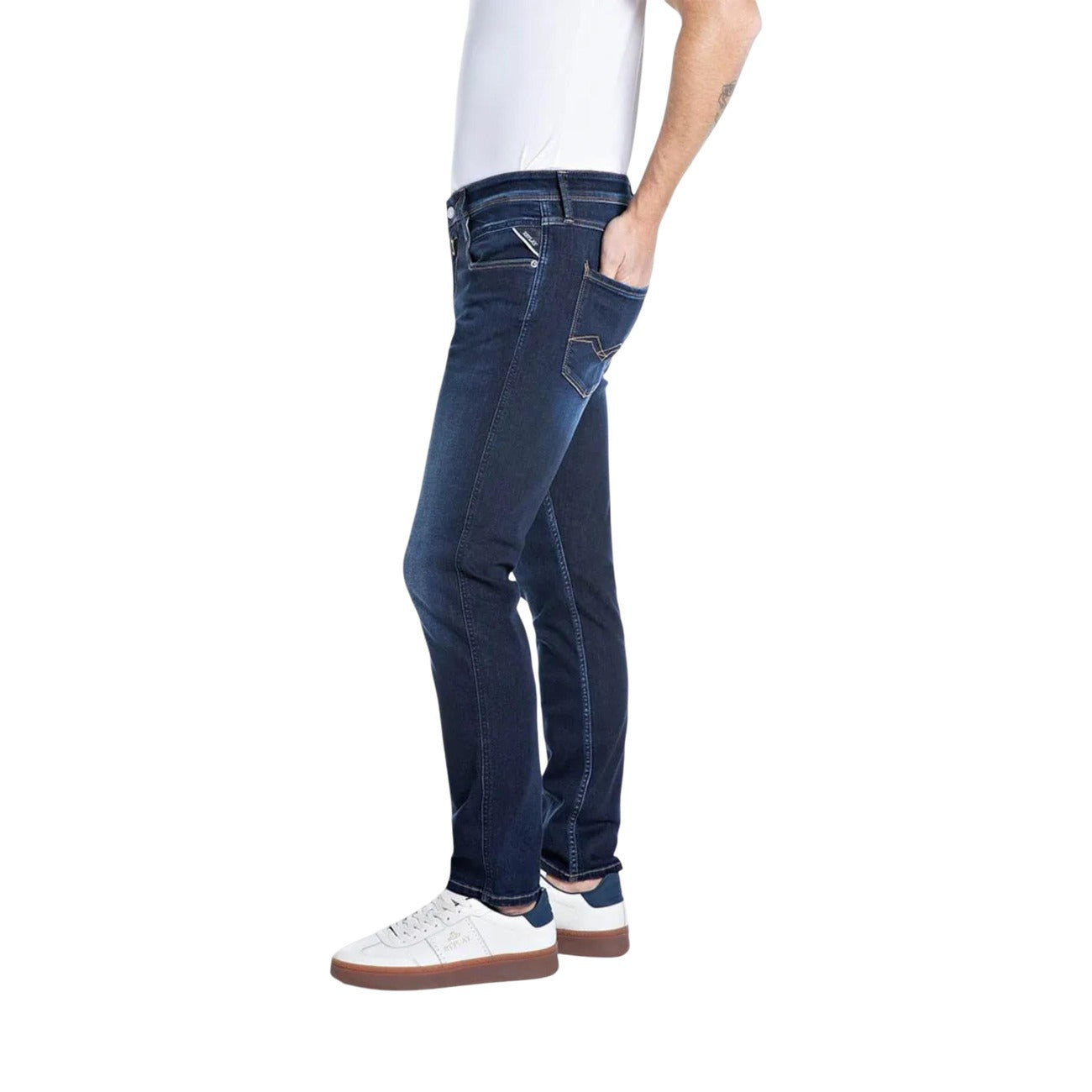 Jean Replay Homme Stretch – Bleu Indigo