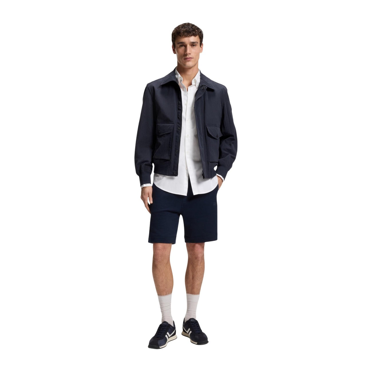 Veste Boss Ocruise Homme – Bleu