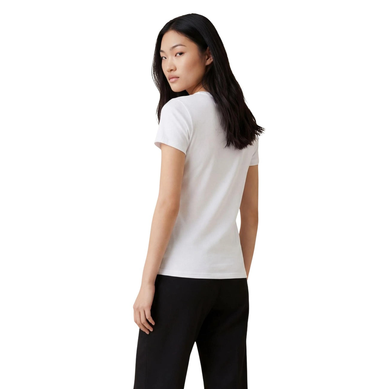 T-shirt Armani Exchange Femme blanc