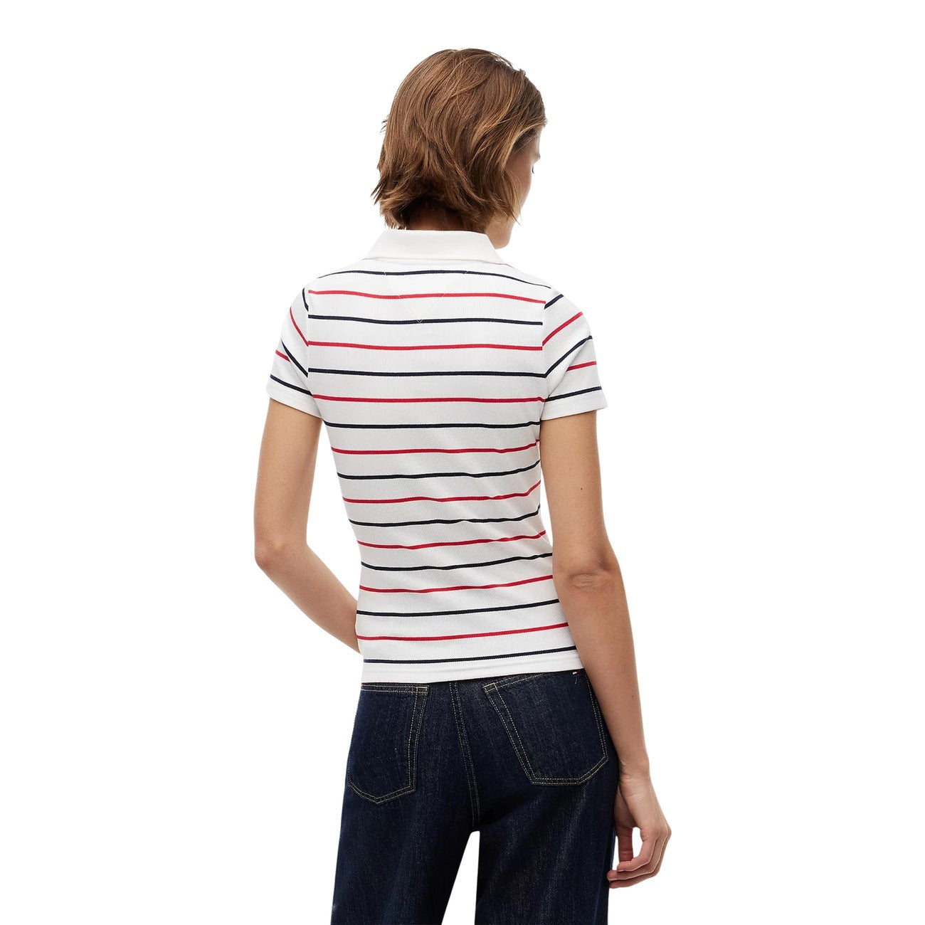 Tommy Hilfiger Jeans Polo Femme – Blanc