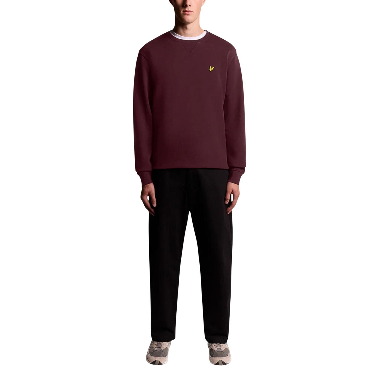Men's burgundy sweatshirt Lyle & Scott