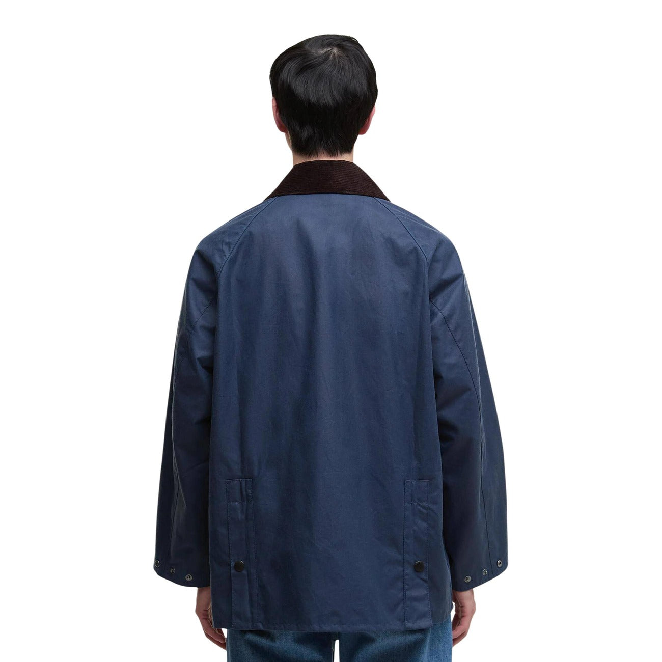 Veste zippée homme Barbour en coton – Bleu