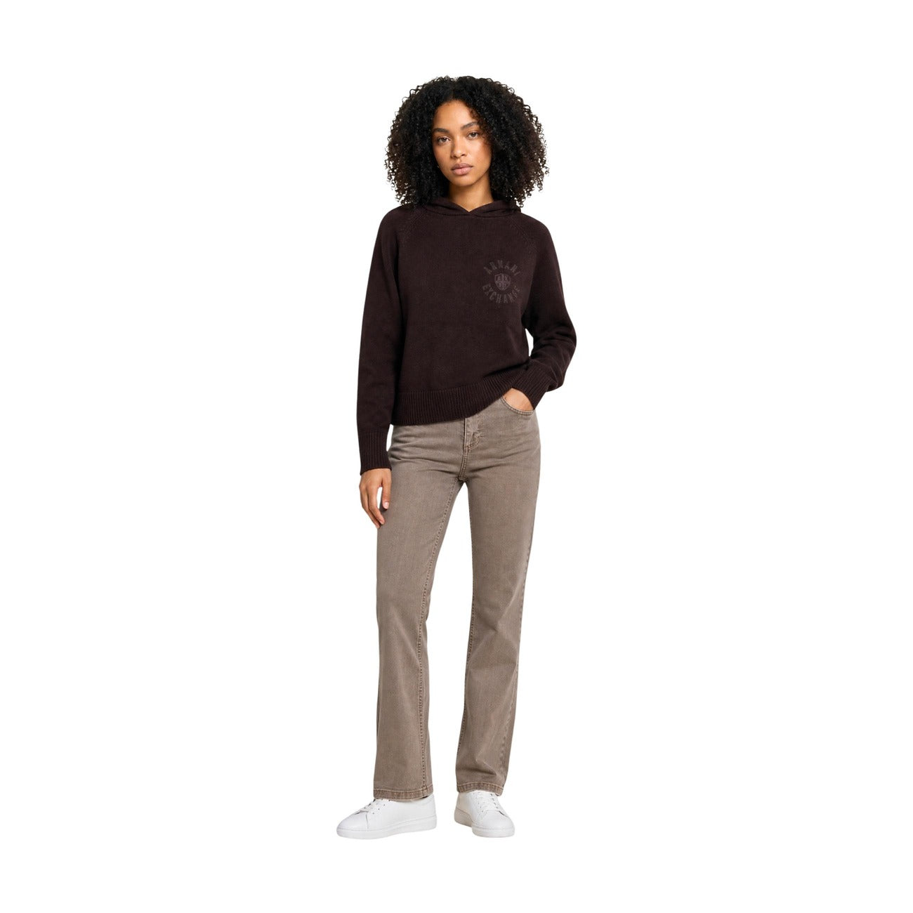 Women's brown Armani Exchange sweater