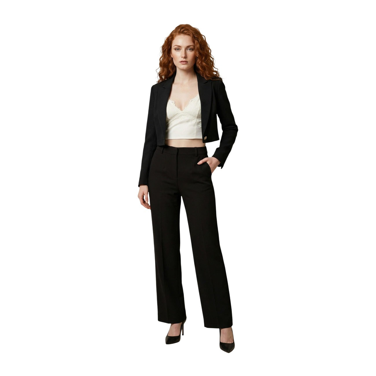 Jaquette Morgan Femme – Noir et Blanc