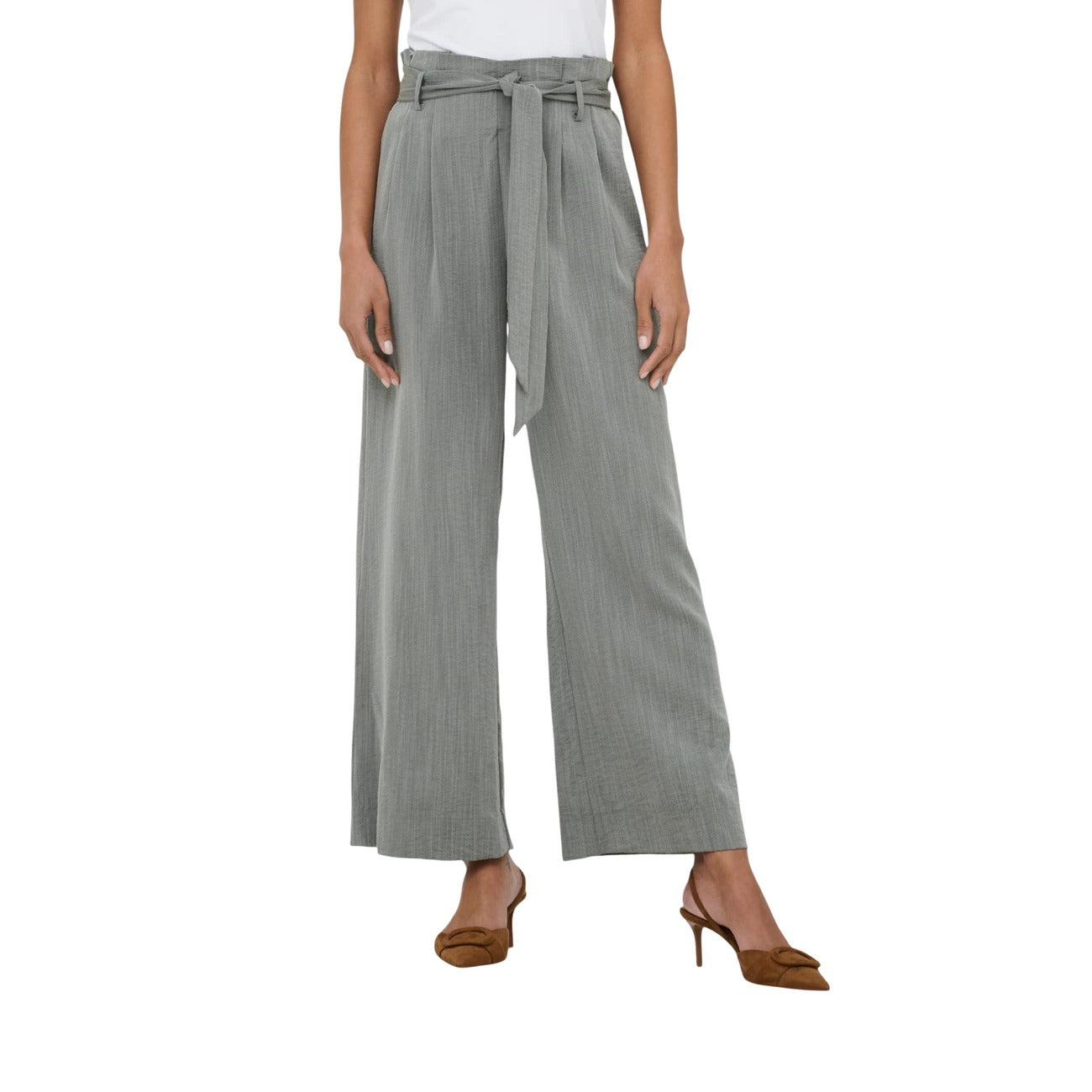 Pantalon Only Femme – Bleu Clair, Vert, Marron et Beige