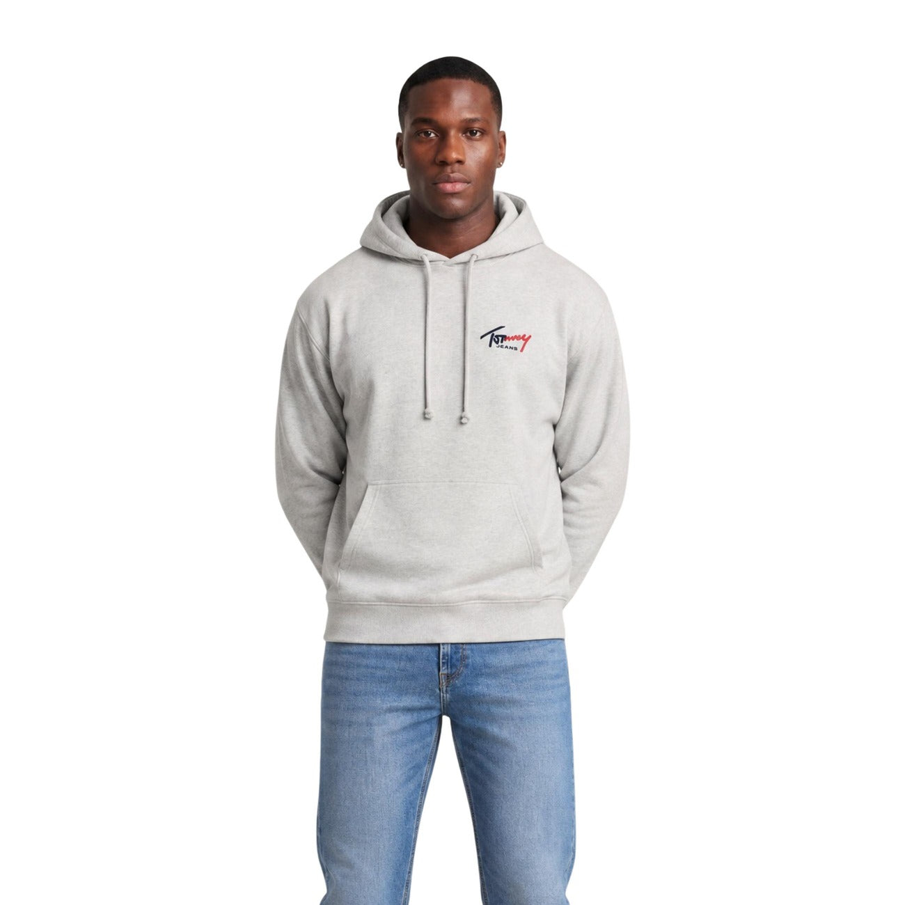 Sweat à capuche Tommy Hilfiger Jeans Homme gris