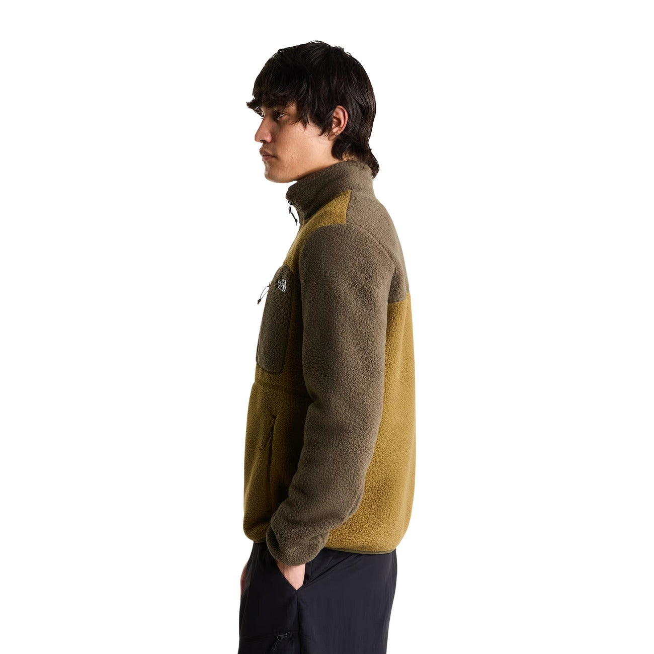 Veste zippée homme The North Face – Vert et gris