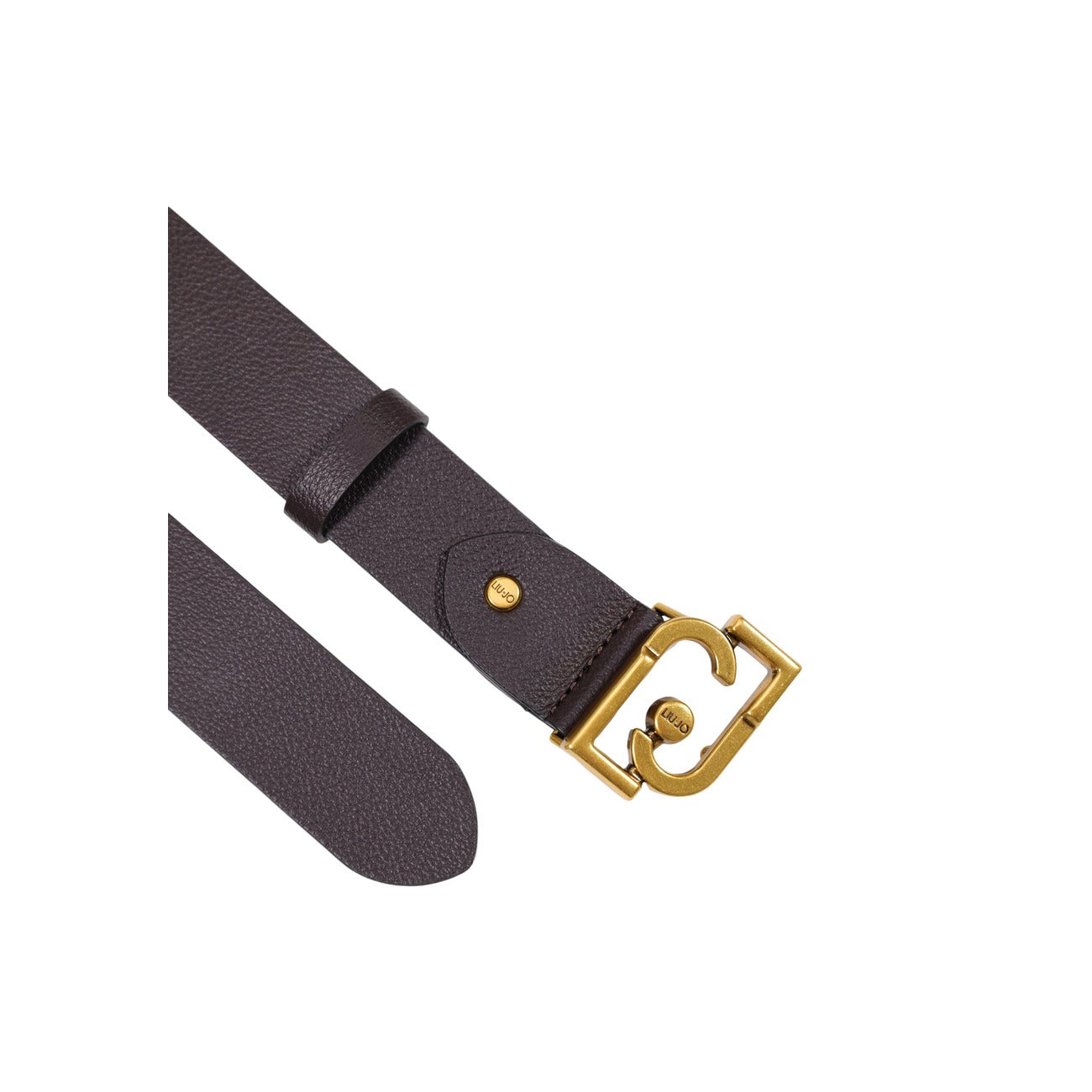 Ceinture femme Liu Jo géométrique – Marron et noir