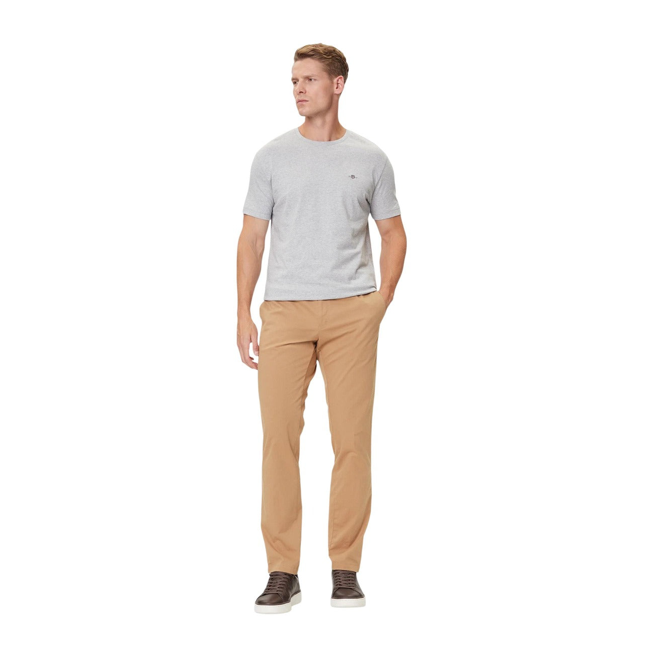 T-shirt homme Gant en coton – Gris