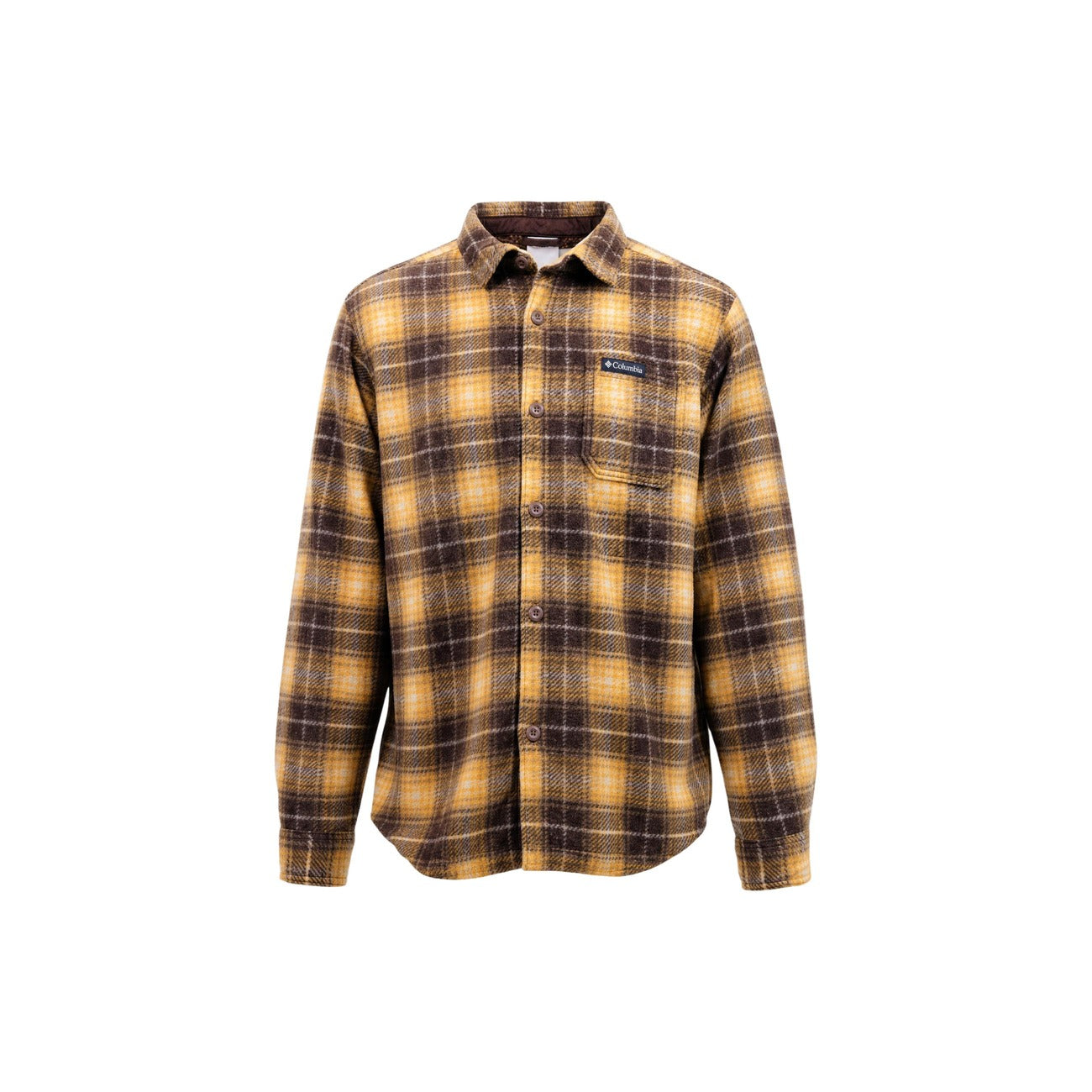 Chemise manches longues homme Columbia – Marron