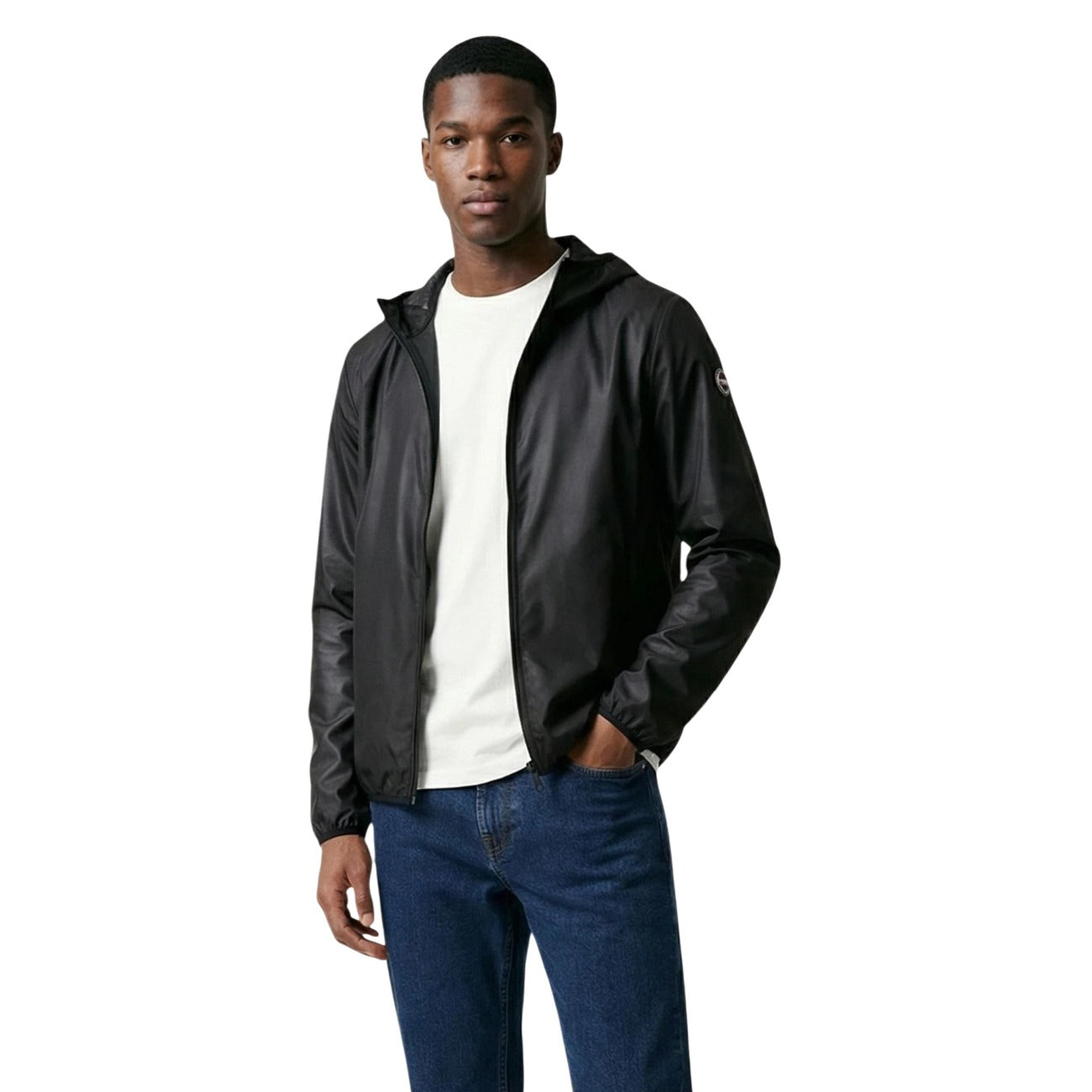 Men's Black Hooded Jacket Colmar Originals