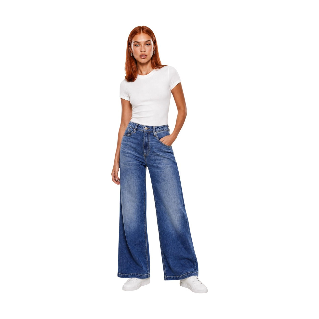 Pantalon Guess Femme Bellagio – Bleu