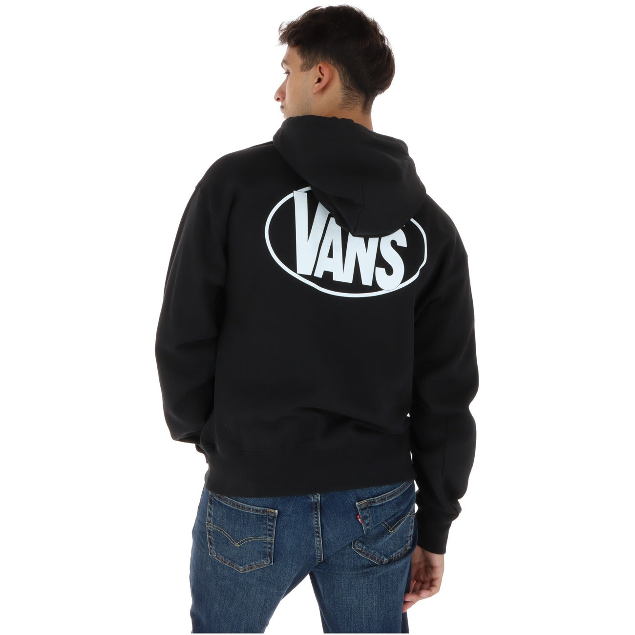 Sweat à Capuche Vans Homme Imprimé – Noir