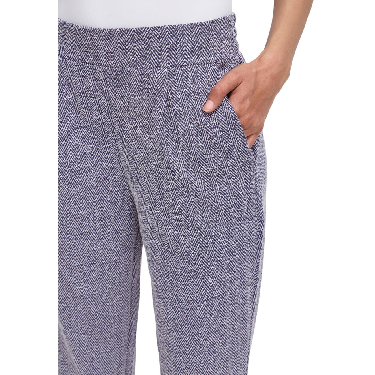 Pantalon femme bleu Ichi