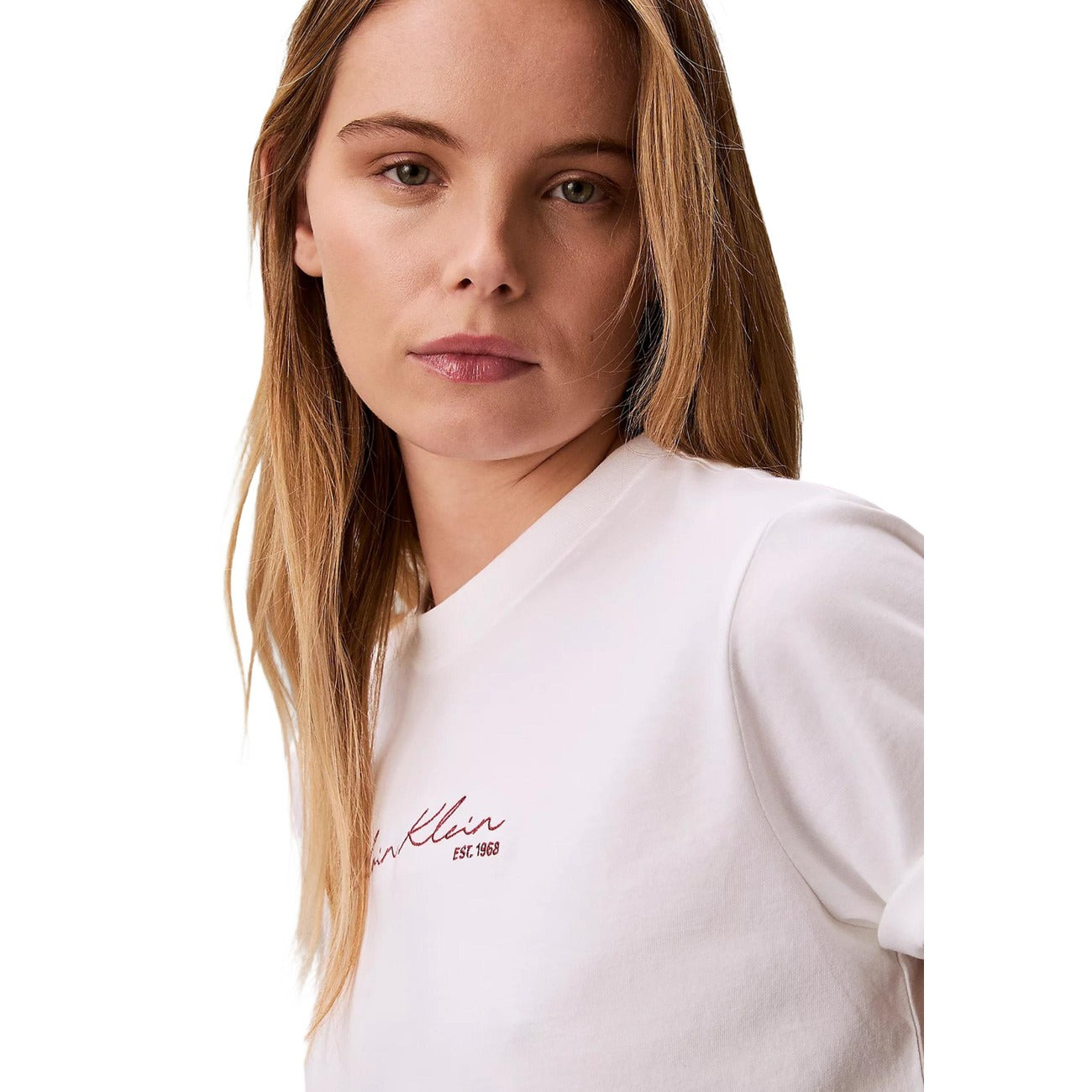 Calvin Klein Jeans Printed Women's T-Shirt – White