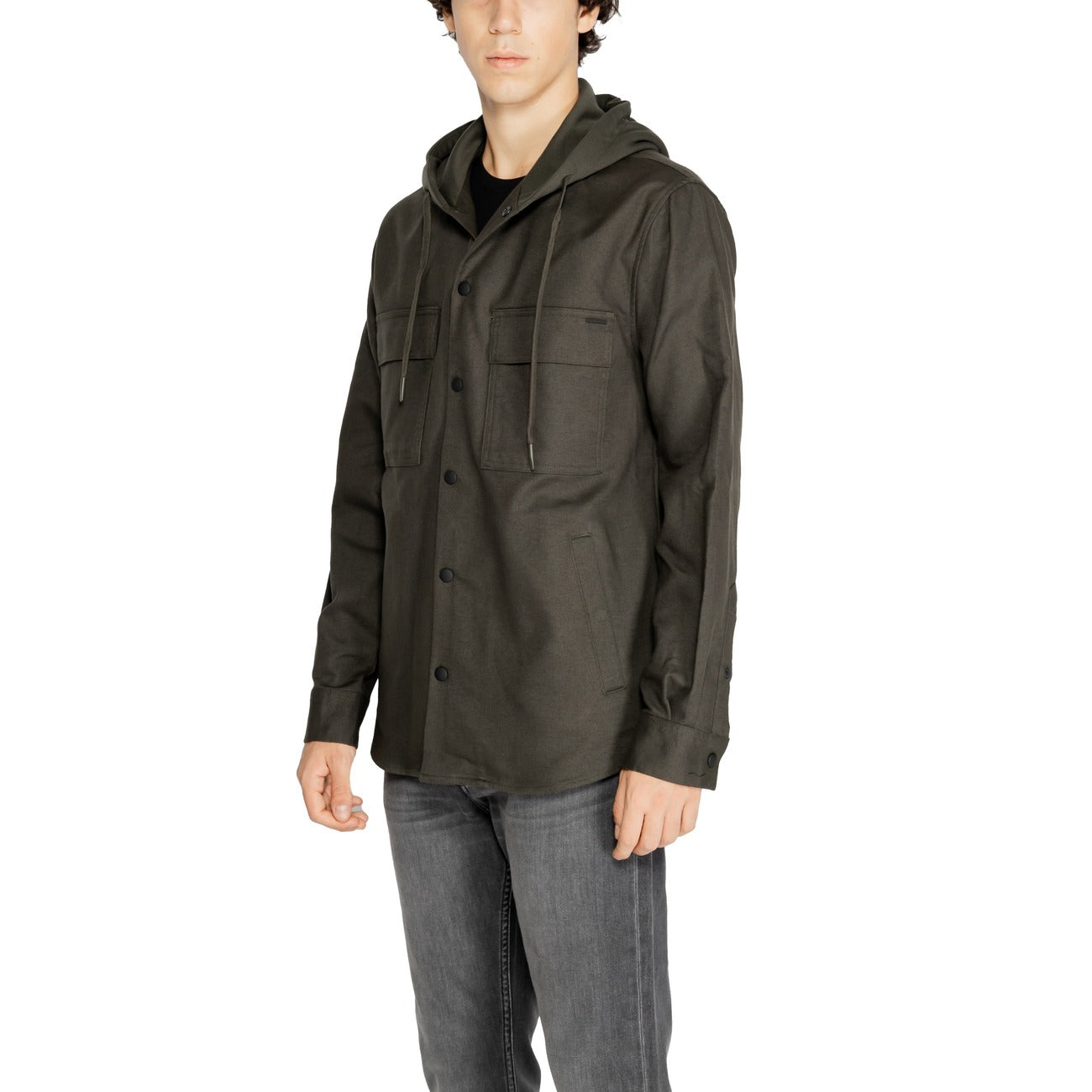 Men's Antony Morato cotton hooded jacket