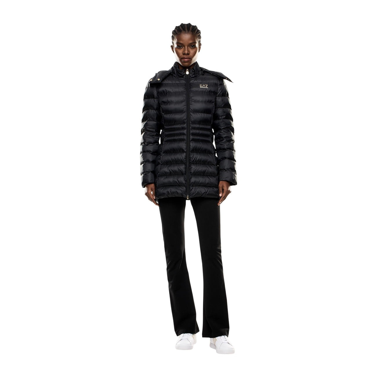 Veste EA7 Femme à Capuche – Noir