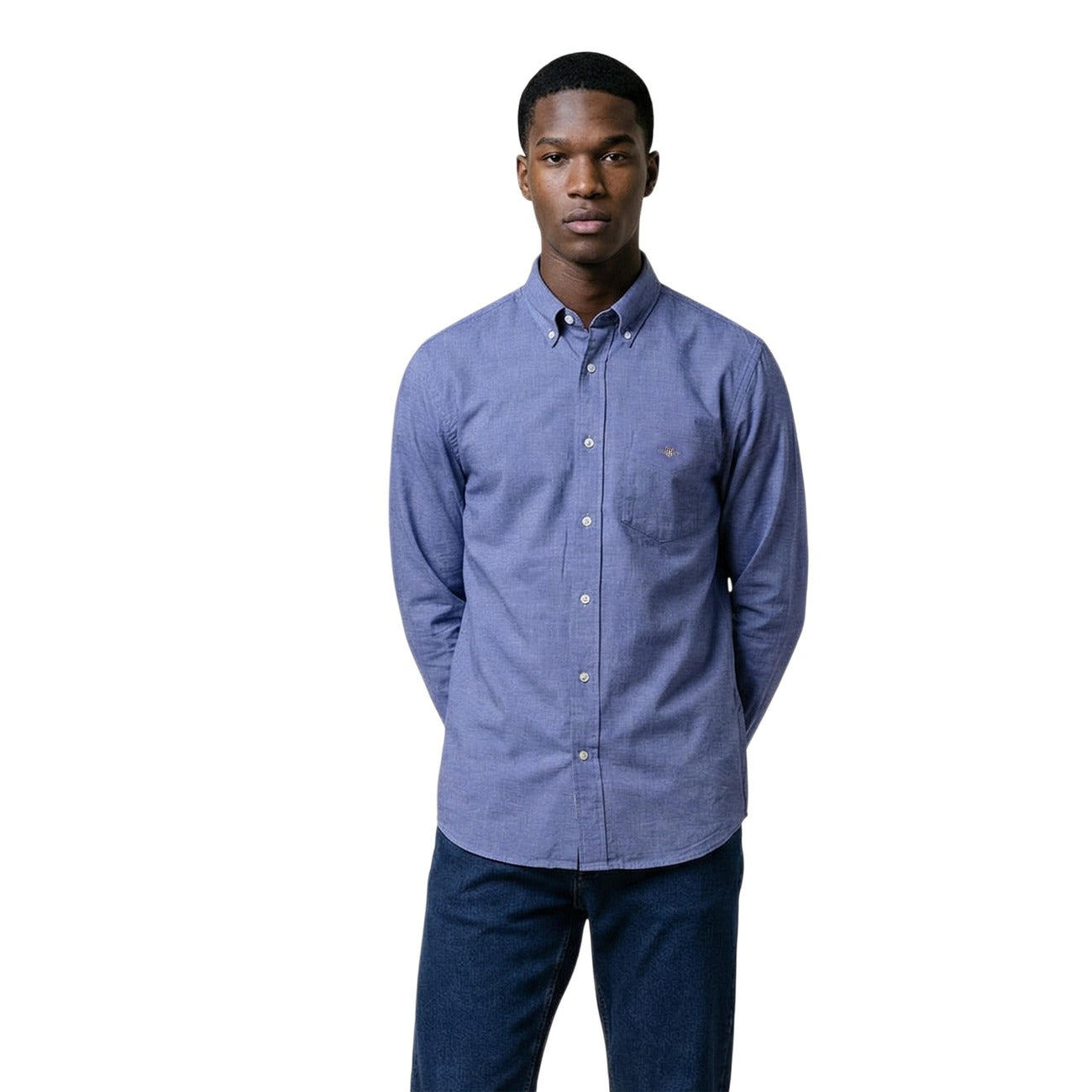 Chemise homme Gant en coton – Bleu azur