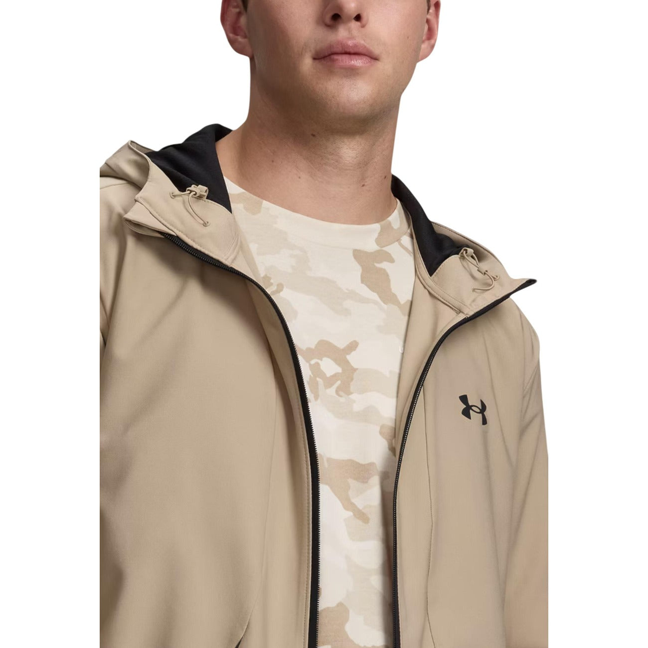 Sweat Under Armour Homme beige