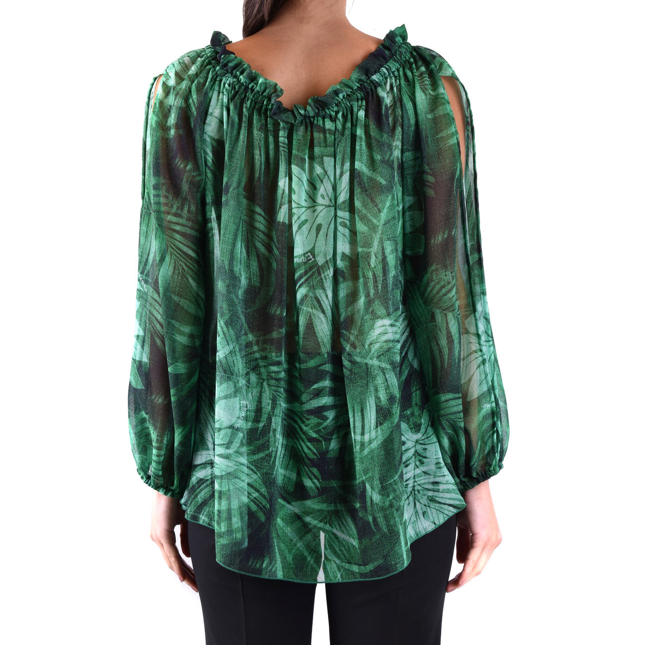 Blouse femme Ermanno florale – Vert