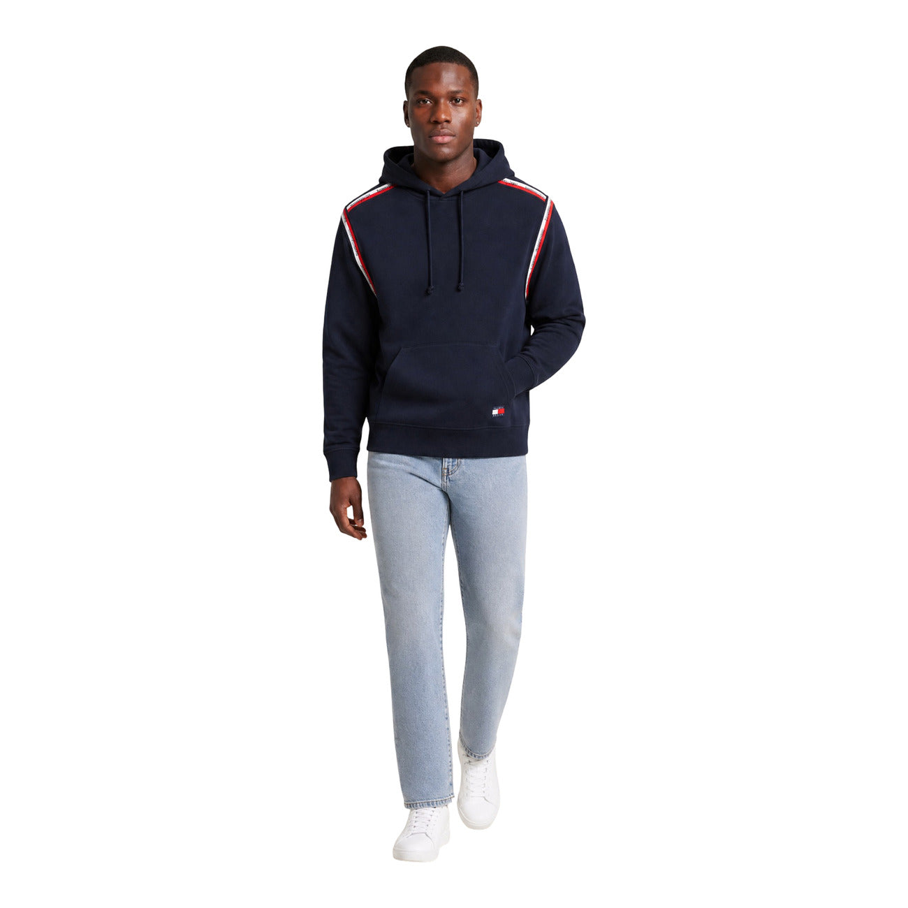 Sweat à capuche Tommy Hilfiger Jeans Homme bleu