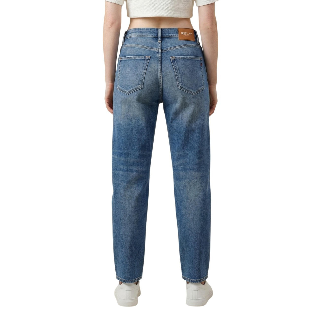 Women's Replay Stretch Denim Jeans - Blue