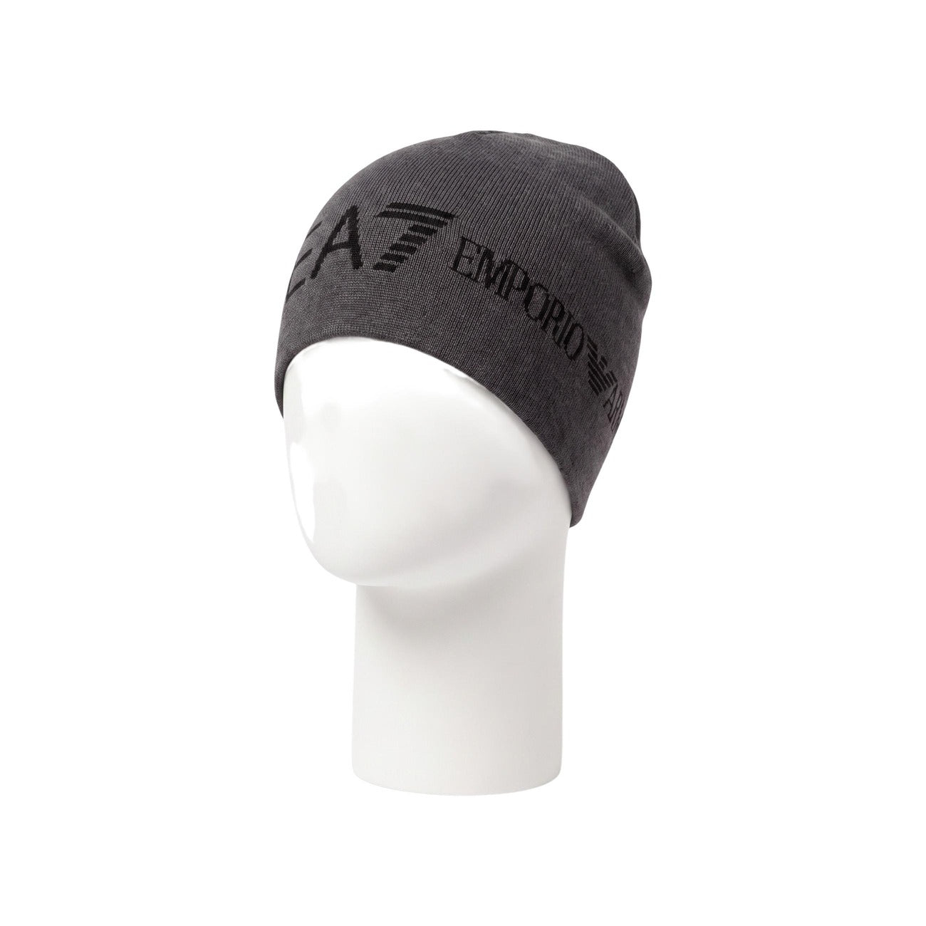 Bonnet EA7 Homme en Acrylique – Gris