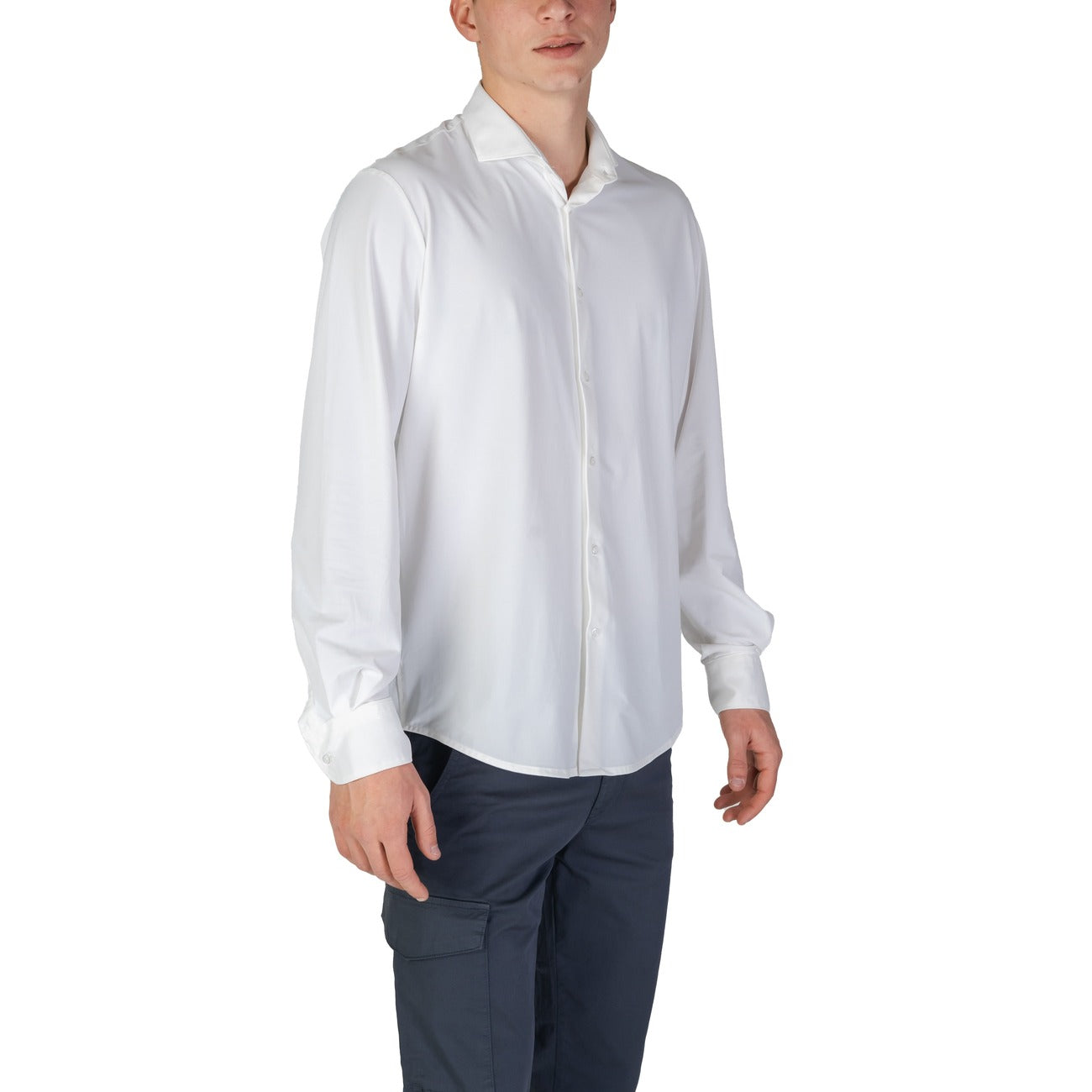 Men's Shirt Fashion Brand - White
