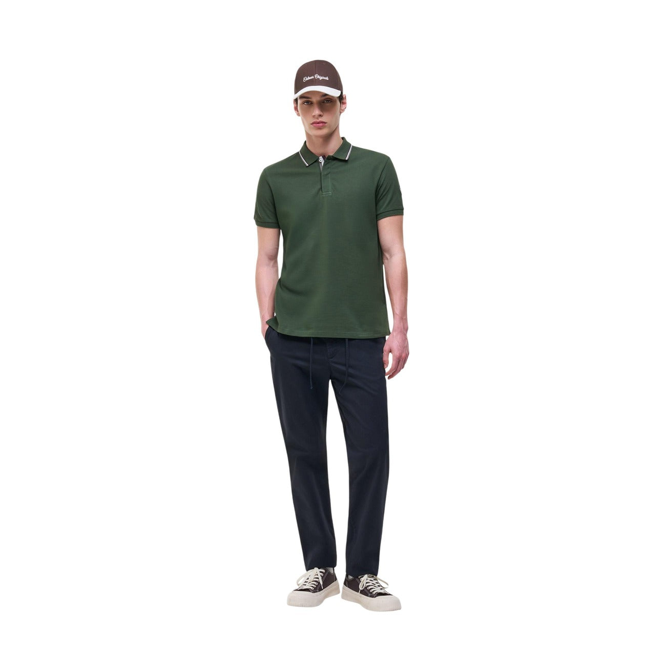 Men's green Colmar Originals polo shirt