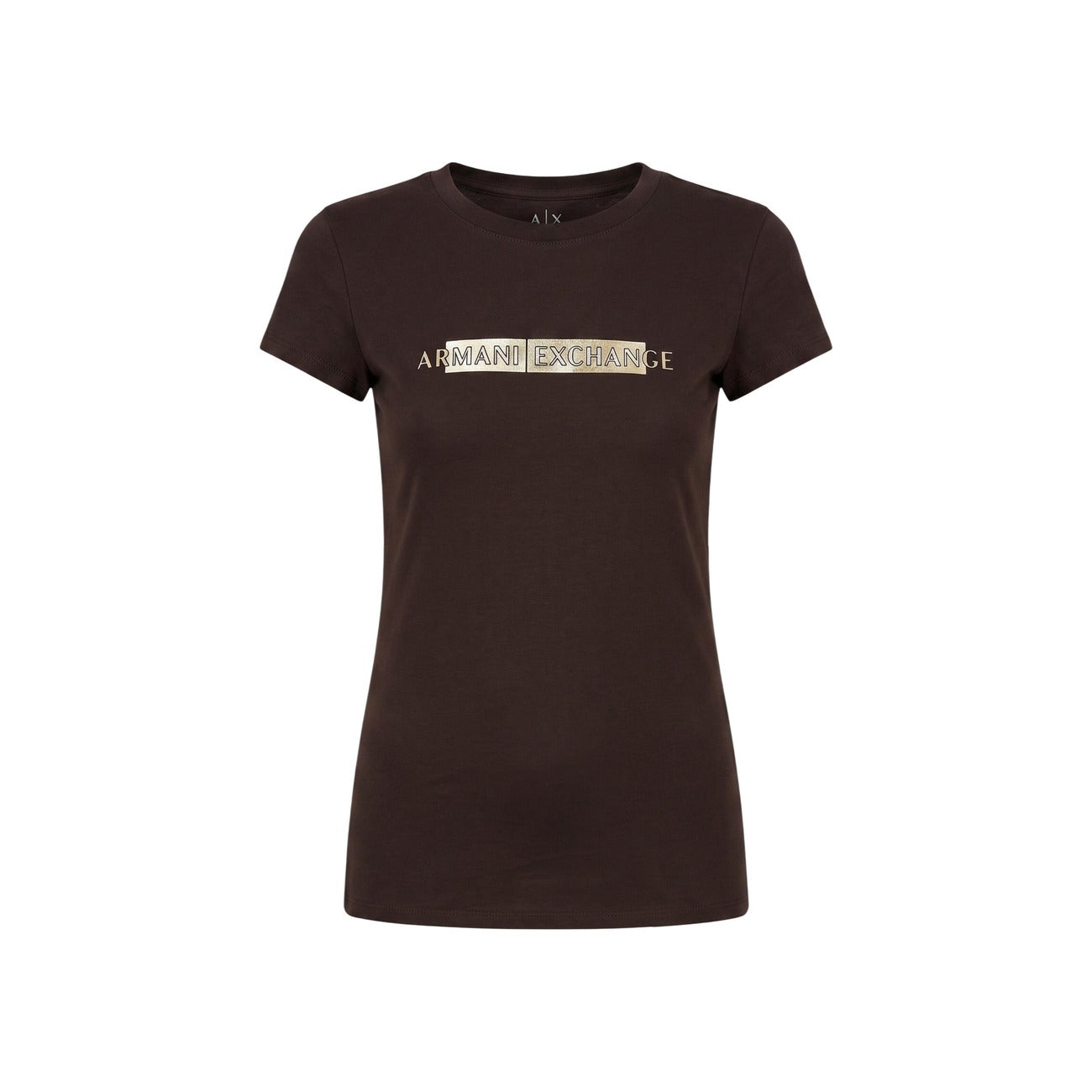 Women's brown Armani Exchange T-shirt