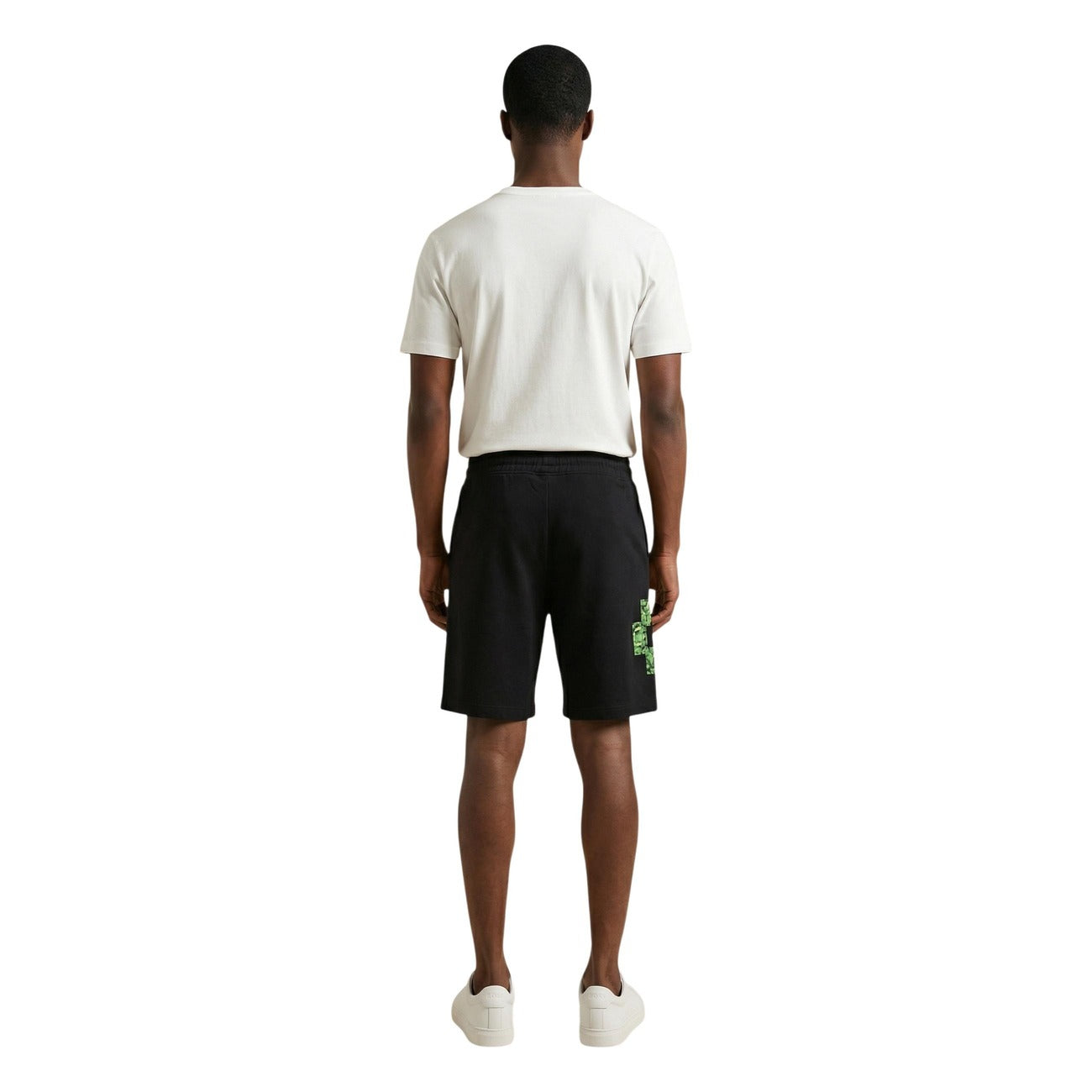 Men's Bermuda shorts County Of Milan in cotton – Black