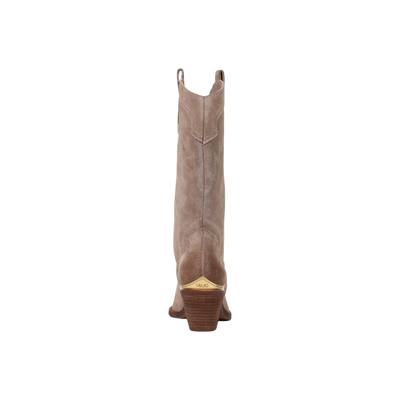 Bottines Liu Jo Femme Compensées en Cuir – Beige