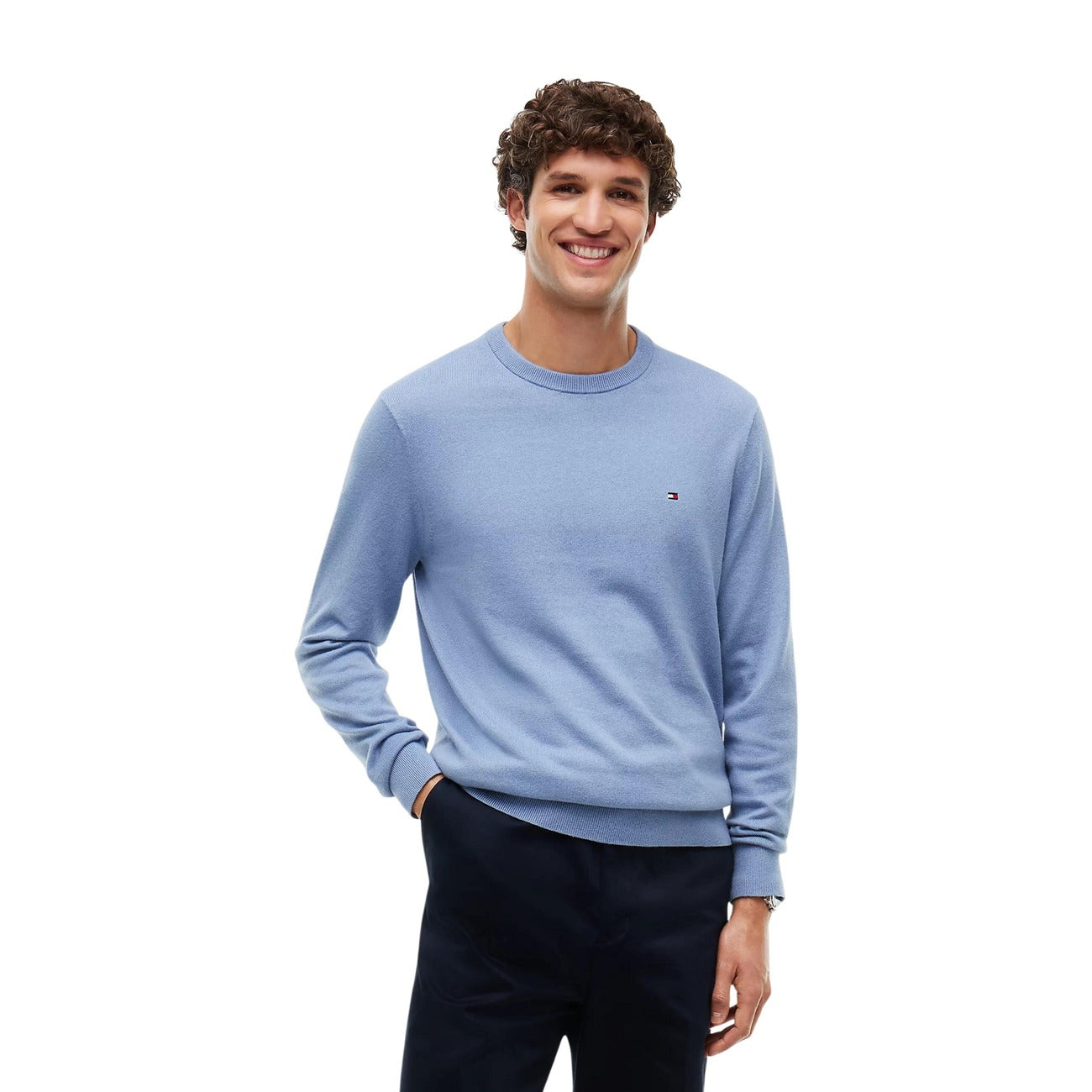 Pull homme Tommy Hilfiger coton & cachemire – Plusieurs coloris