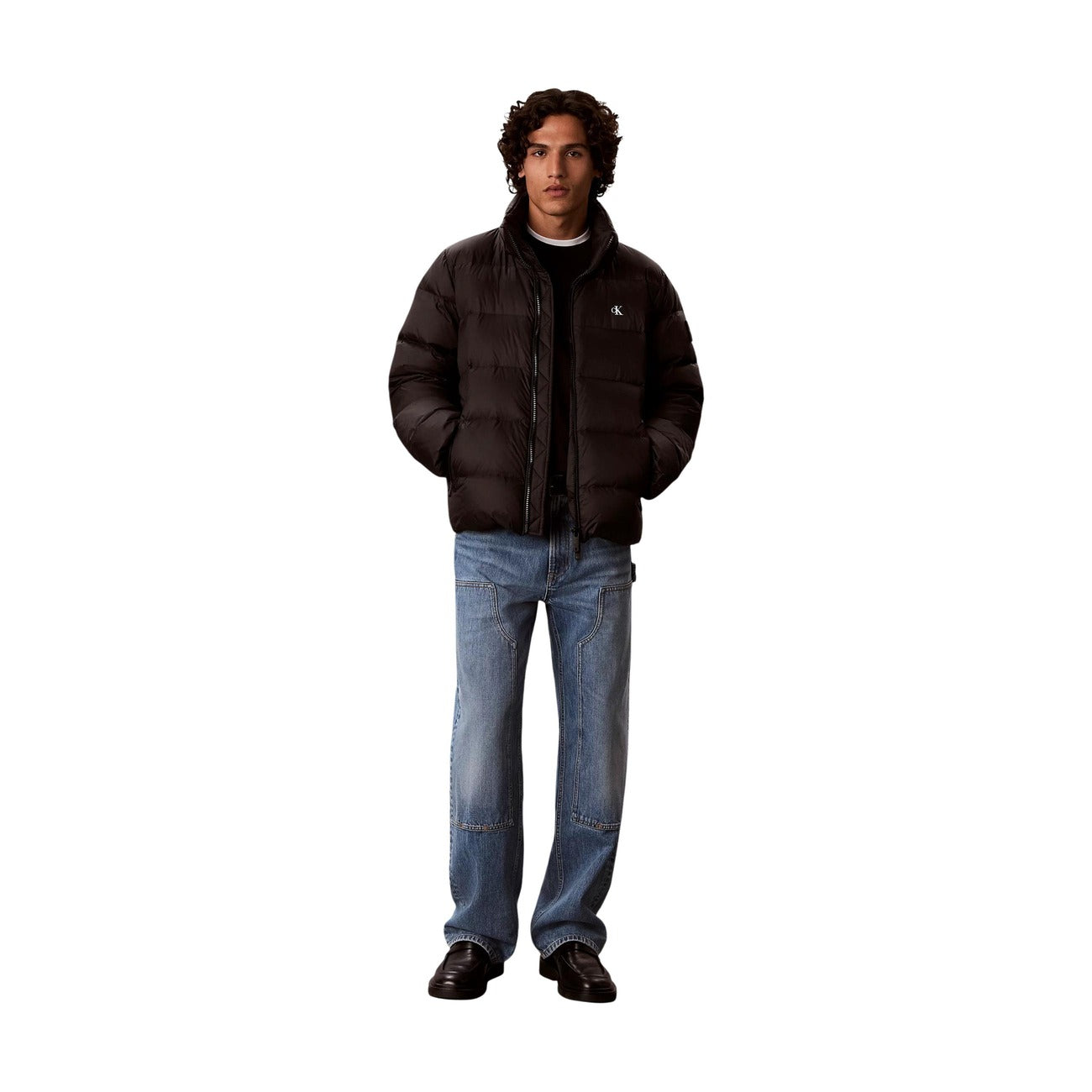Veste Calvin Klein Jeans Homme à Capuche – Marron